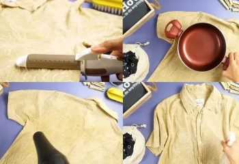 از بین بردن چین و چروک لباس بدون اتو با 10 روش ساده