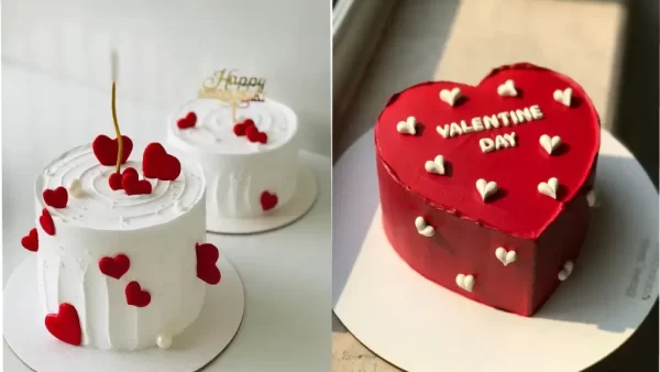 جدیدترین عکس کیک ولنتاین عاشقانه و خاص