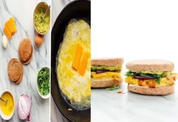 طرز تهیه ساندویچ صبحانه گیاهی