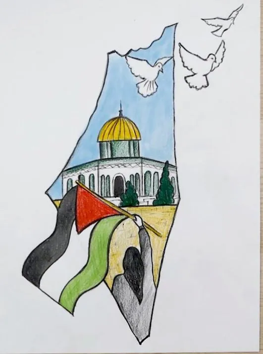 نقاشی غزه و فلسطین برای کودکان