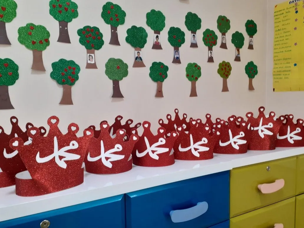 کاردستی عید مبعث کاغذی