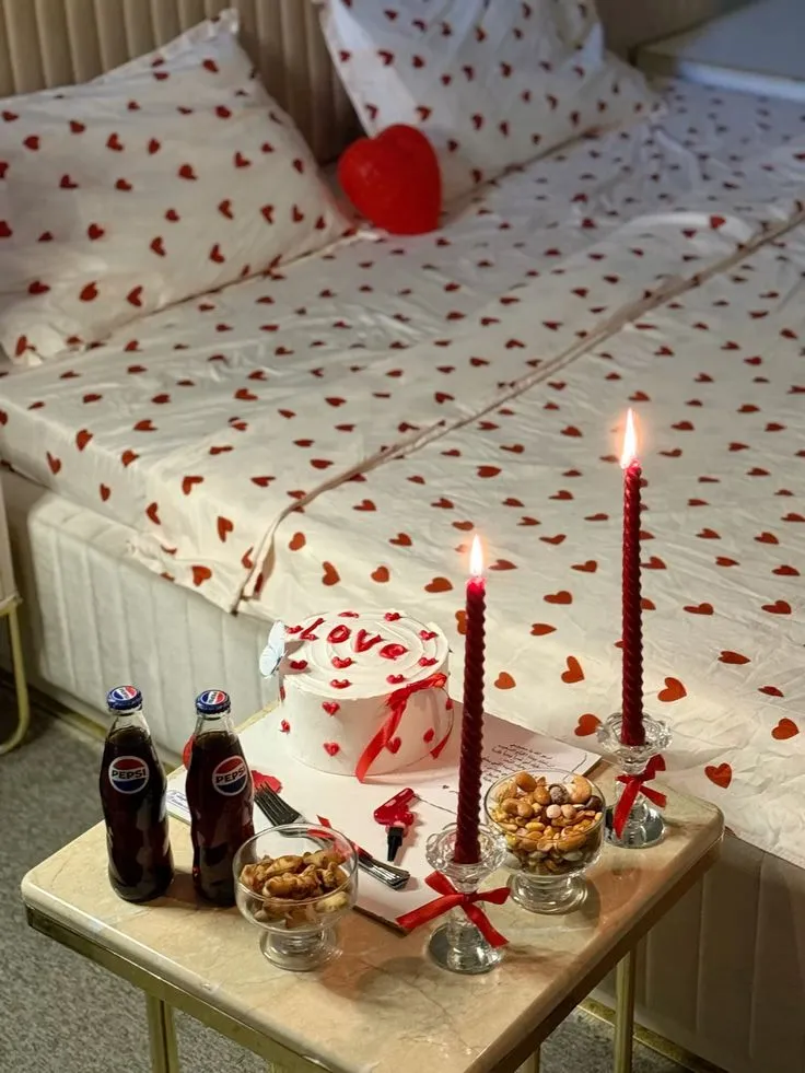 تزیین ولنتاین ساده در خانه