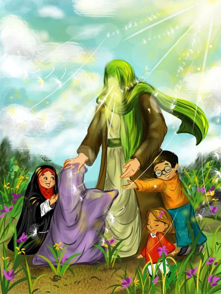 نقاشی امام زمان برای بچه ها