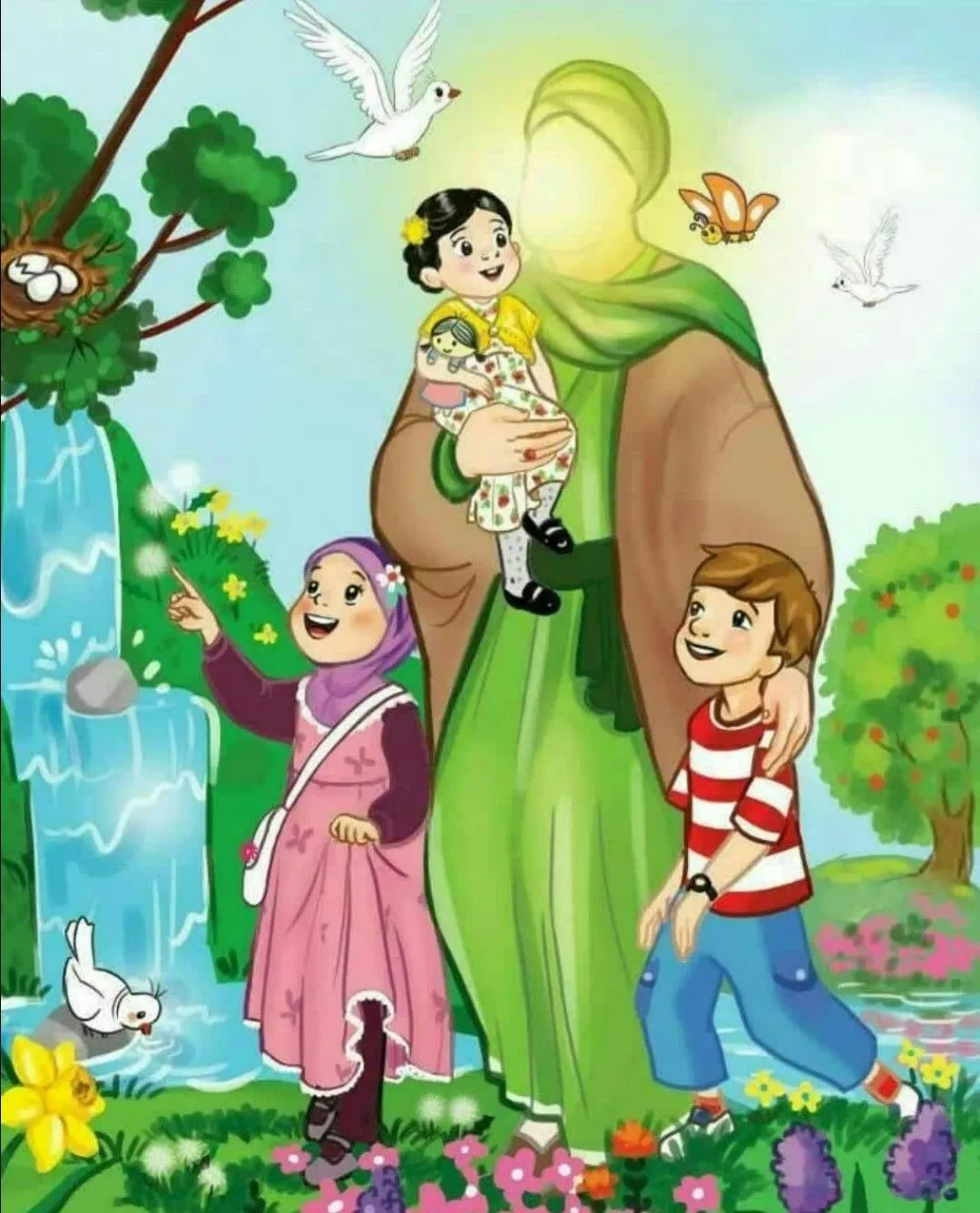 نقاشی امام زمان زیبا
