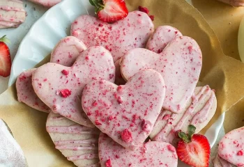 طرز تهیه کوکی کره ای توت فرنگی