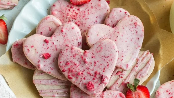 طرز تهیه کوکی کره ای توت فرنگی