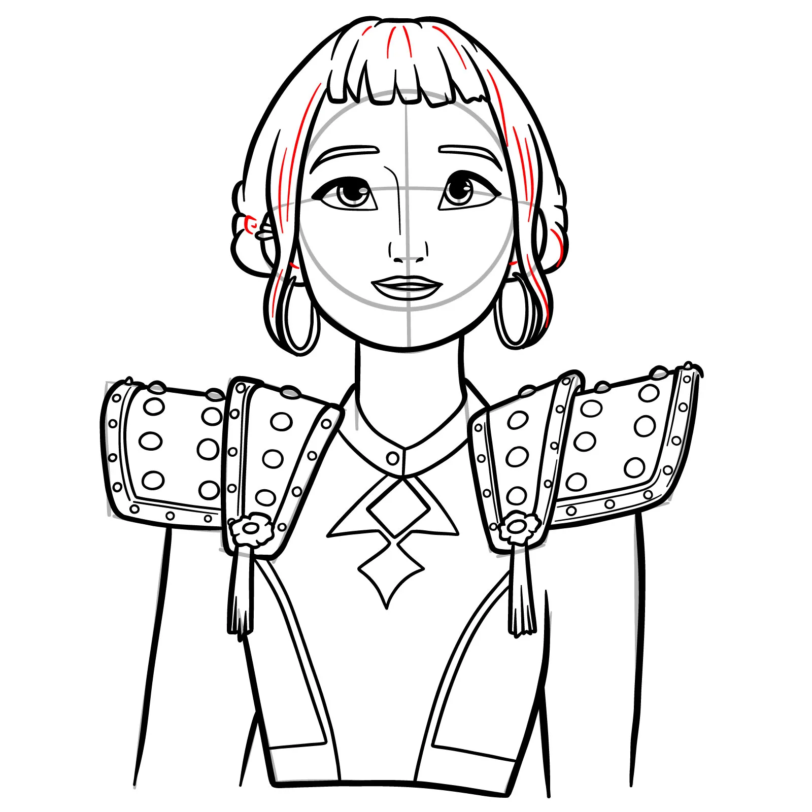 Zoey drawing tutorial step by step