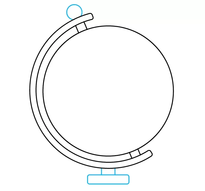 آموزش کشیدن نقاشی کره زمین واقعی