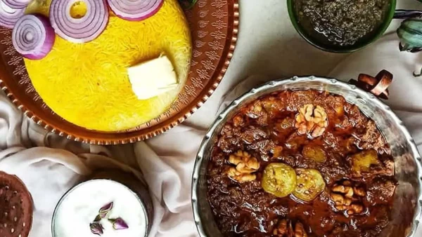 طرز تهیه خورشت ششانداز بادمجان گیلانی