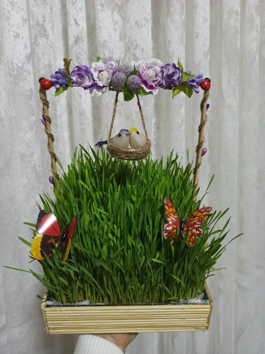 ایده‌های تزیین سبزه عید