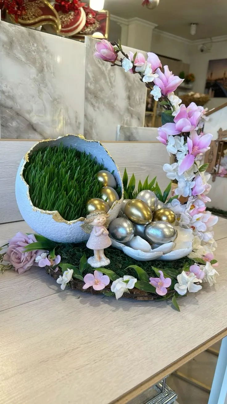 ایده‌های تزیین سبزه عید