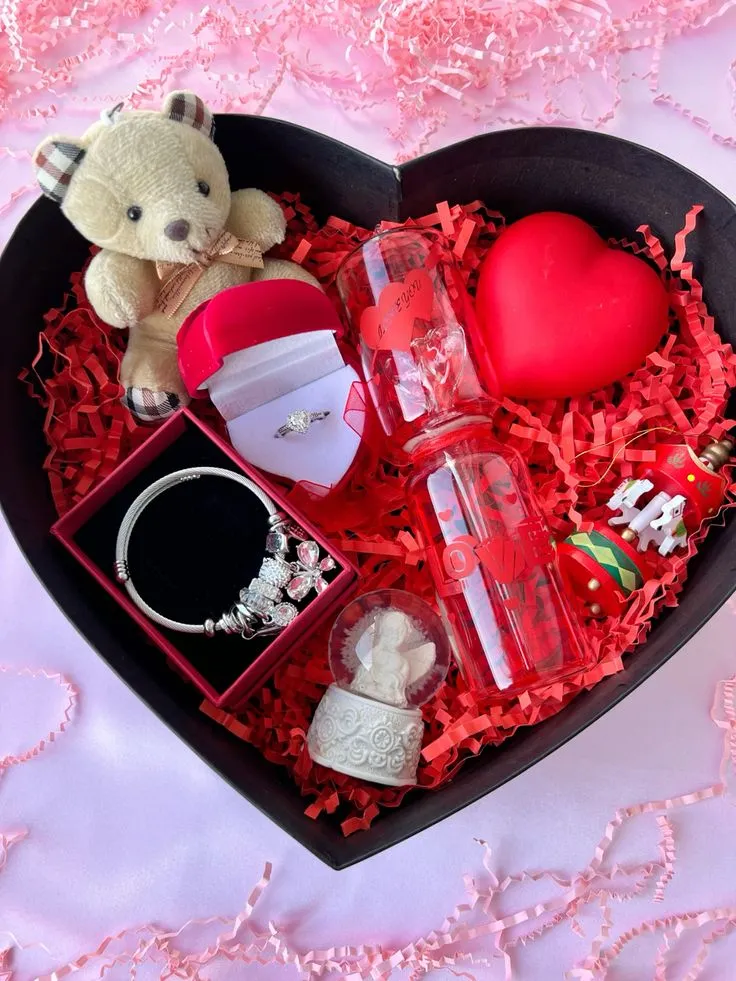 تزیین باکس ولنتاین دخترانه