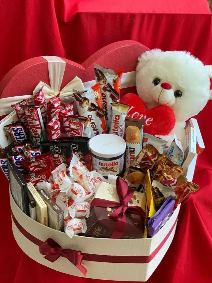 تزیین باکس ولنتاین دخترانه