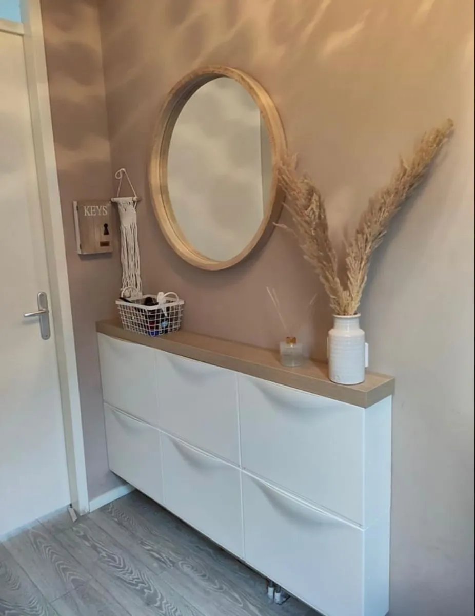 تزیین روی جاکفشی جدید13 روی جاکفشی چی بگذاریم؟ ایده‌هایی ساده، کم‌هزینه و شیک