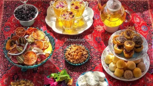 تزیین سفره‌ افطا