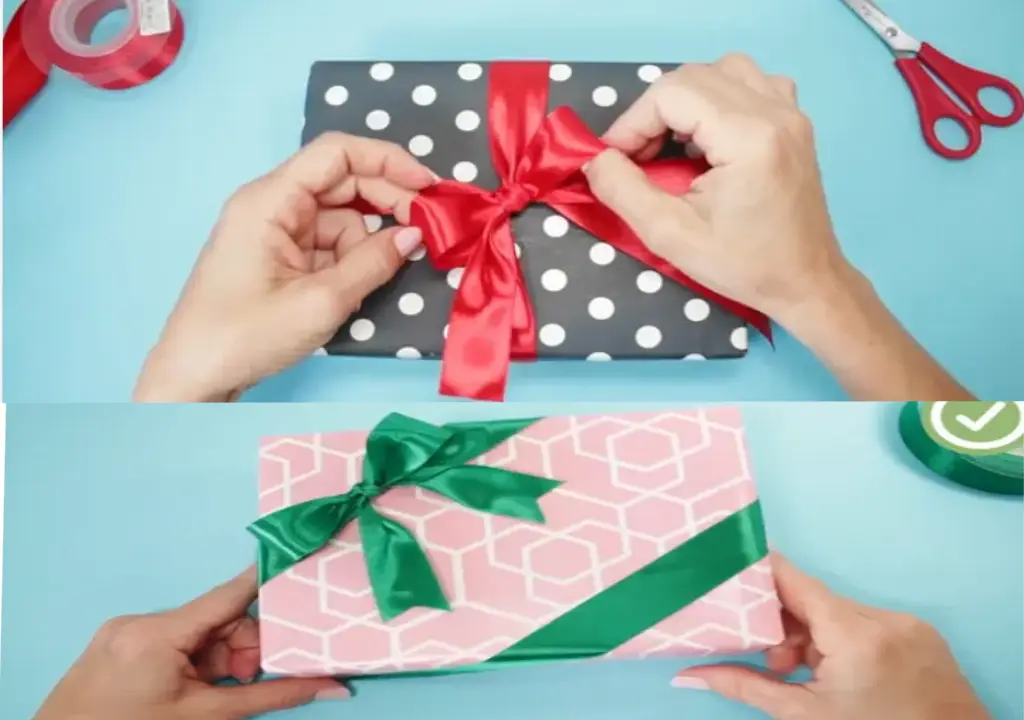  تزیین کادو با روبان