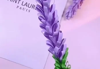 ساخت گل سنبل کاغذی