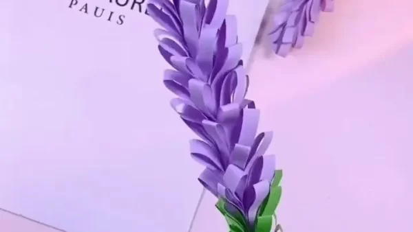 ساخت گل سنبل کاغذی