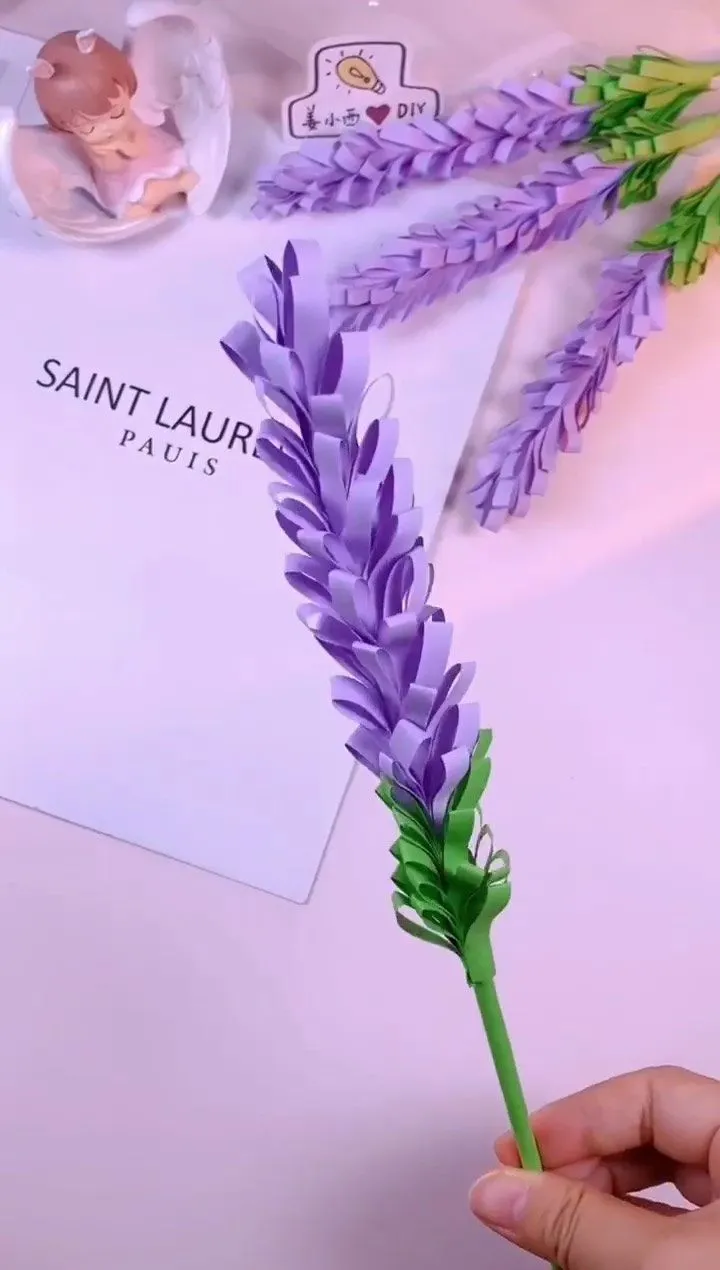 ساخت گل سنبل کاغذی