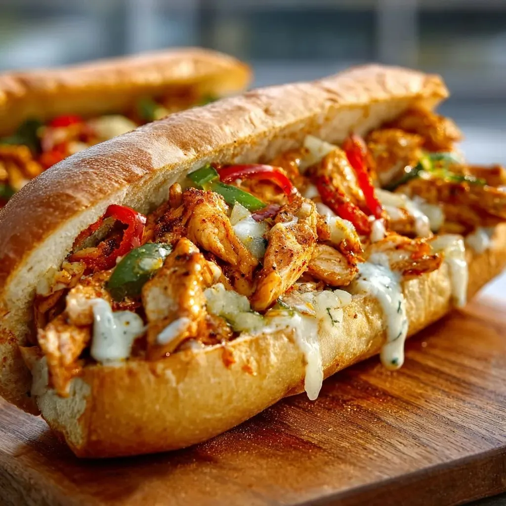 ساندویچ مرغ و سبزیجات 