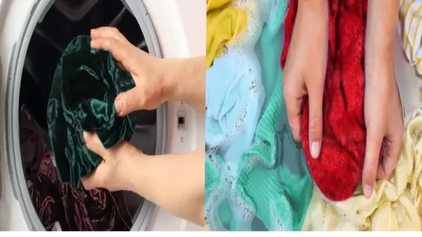 شستن لباس مخمل