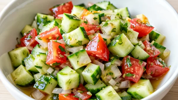 طرز تهیه سالاد شیرازی