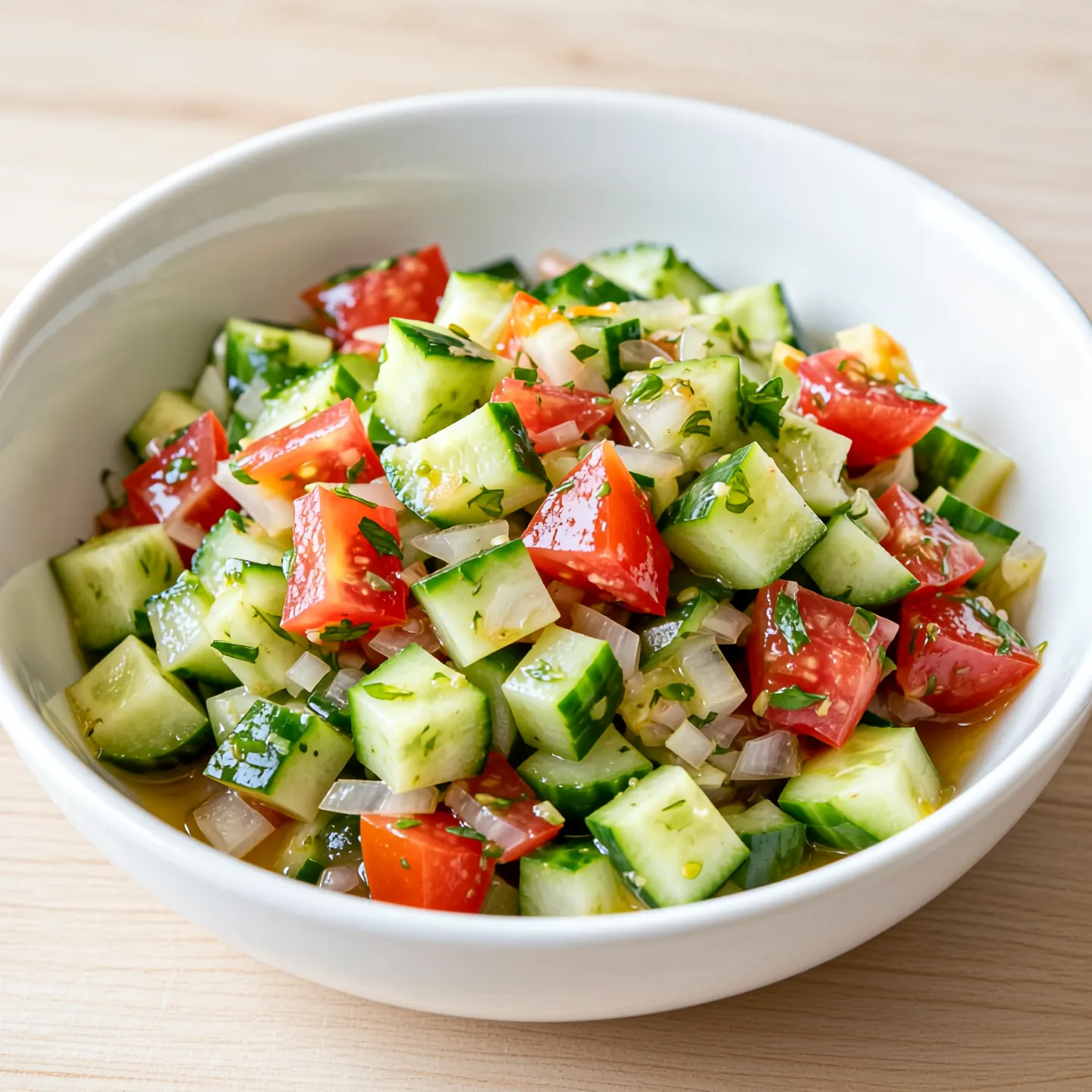 طرز تهیه سالاد شیرازی