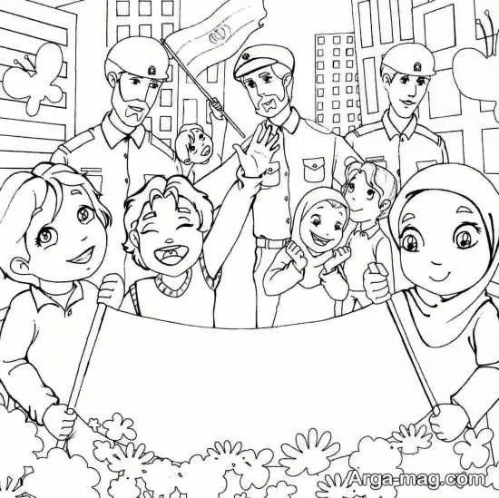 نقاشی دهه فجر و ۲۲ بهمن