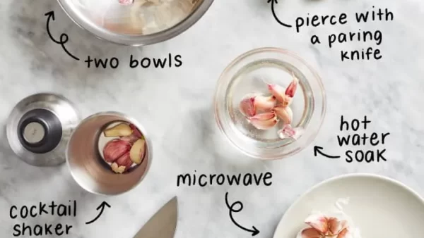 پوست کندن سیر