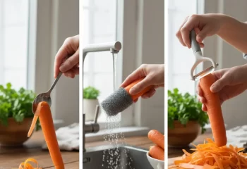 پوست کندن هویج