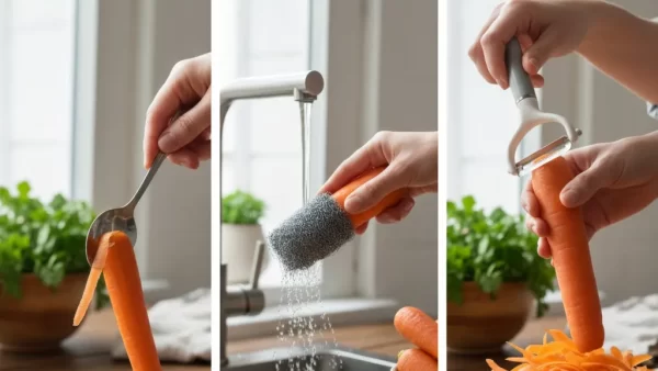 پوست کندن هویج