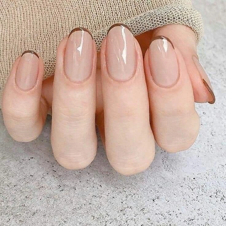 مدل ناخن فرنچ کرم