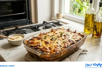 طرز تهیه گراتن بادمجان با گوشت چرخ کرده خوشمزه و مجلسی