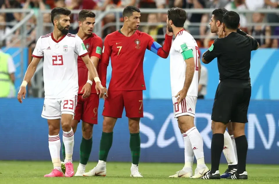 رامین رضاییان و کریستیانو رونالدو