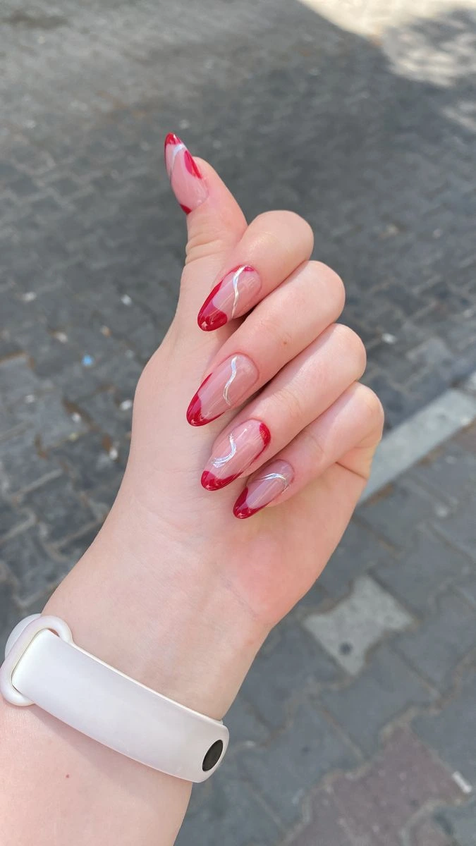 مدل ناخن فرنچ عروسکی
