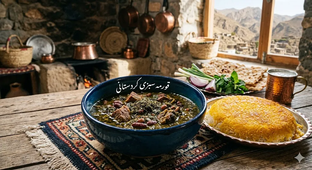 قورمه سبزی کردستانی