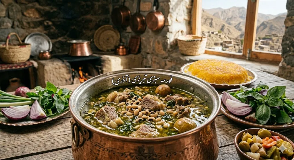 قورمه سبزی تبریزی (آذری)
