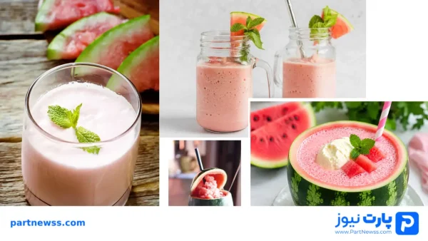 New Project 2026 07 09T092454.253 طرز تهیه اسموتی هندوانه با شیر؛ نوشیدنی ترند، تابستانی و خنک