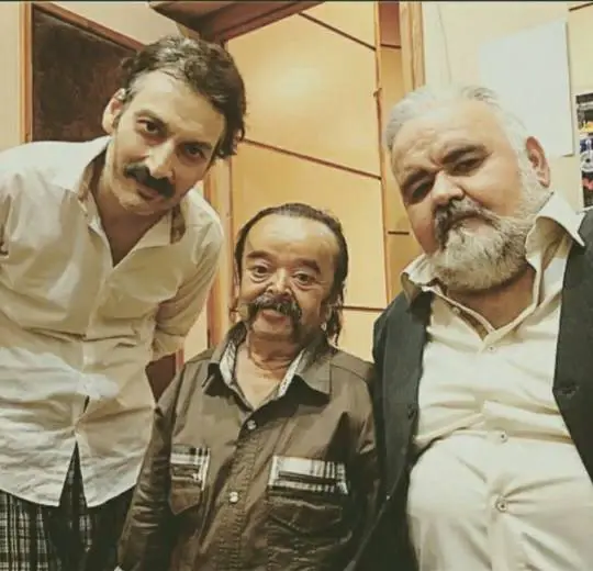 عکس بازیگر اکبر عبدی و همسرش