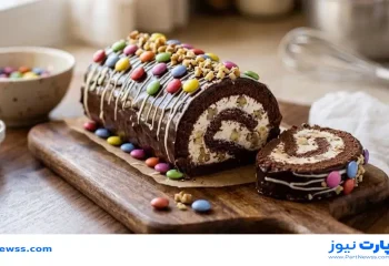 طرز تهیه رولت یخچالی با کیک له شده؛ ترند خوشمزه اینستاگرام