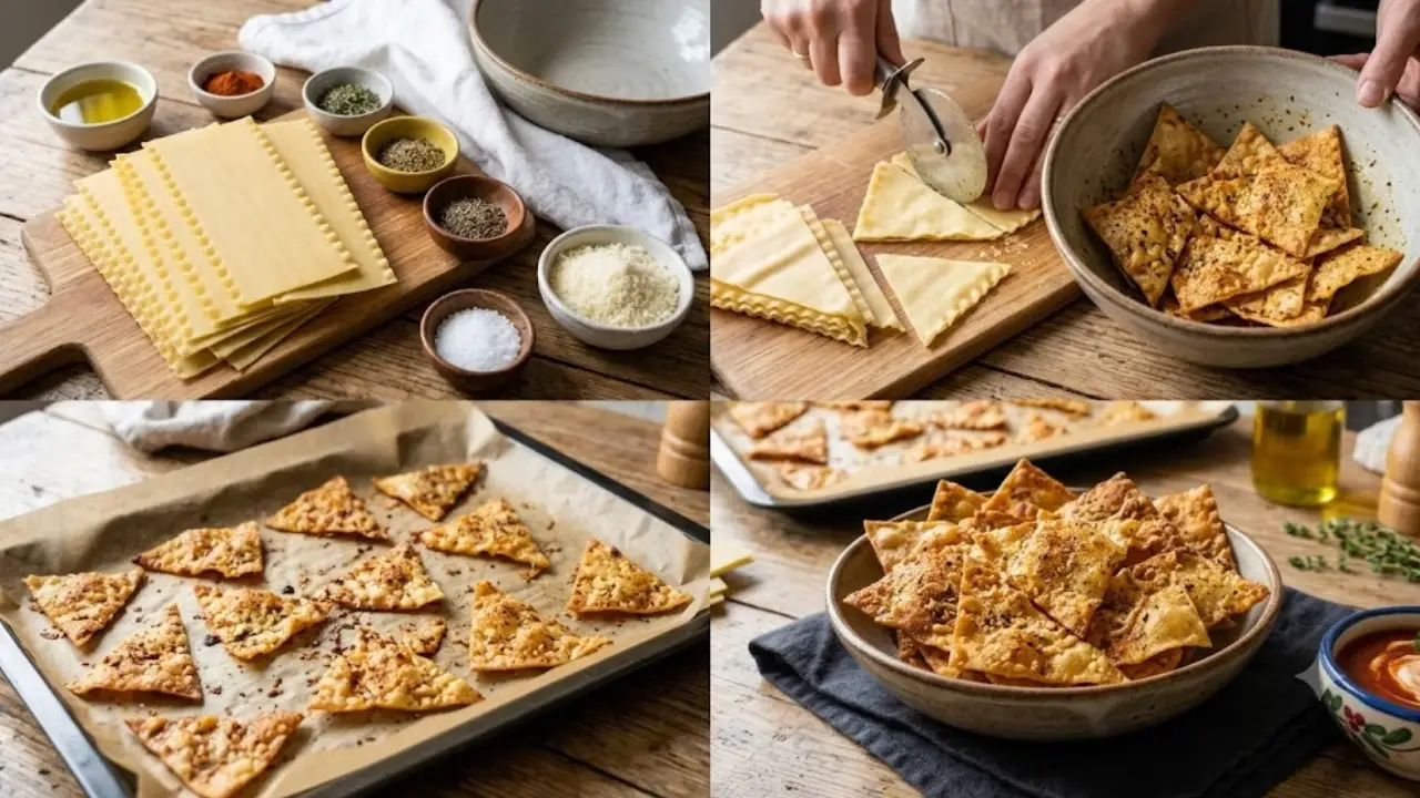طرز تهیه چیپس لازانیایی