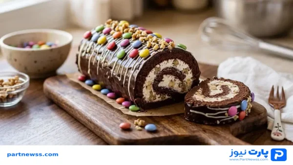 طرز تهیه رولت یخچالی با کیک له شده؛ ترند خوشمزه اینستاگرام
