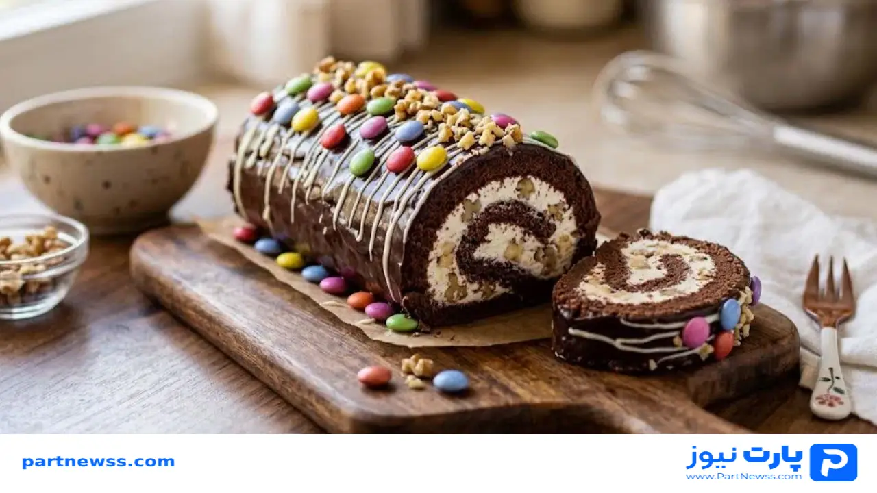 طرز تهیه رولت یخچالی با کیک له شده؛ ترند خوشمزه اینستاگرام