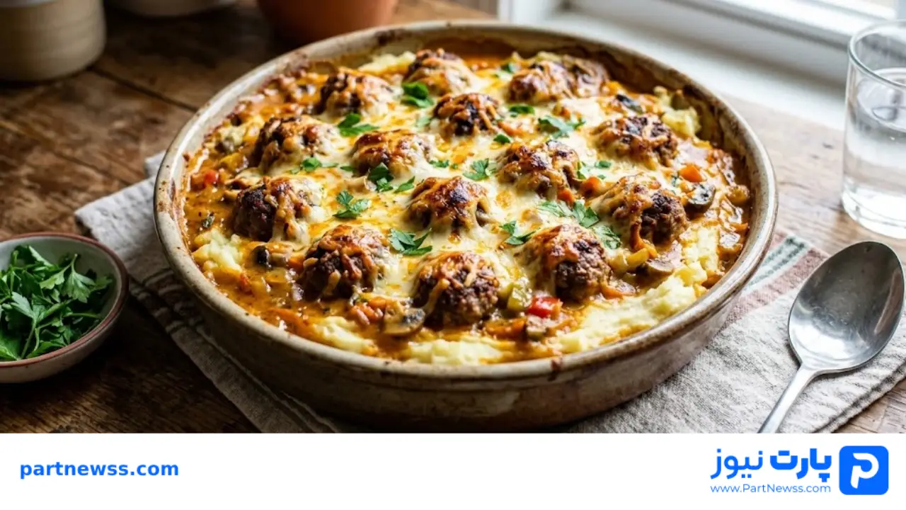 طرز تهیه کوفته ترکی با سیب زمینی به روش مجلسی