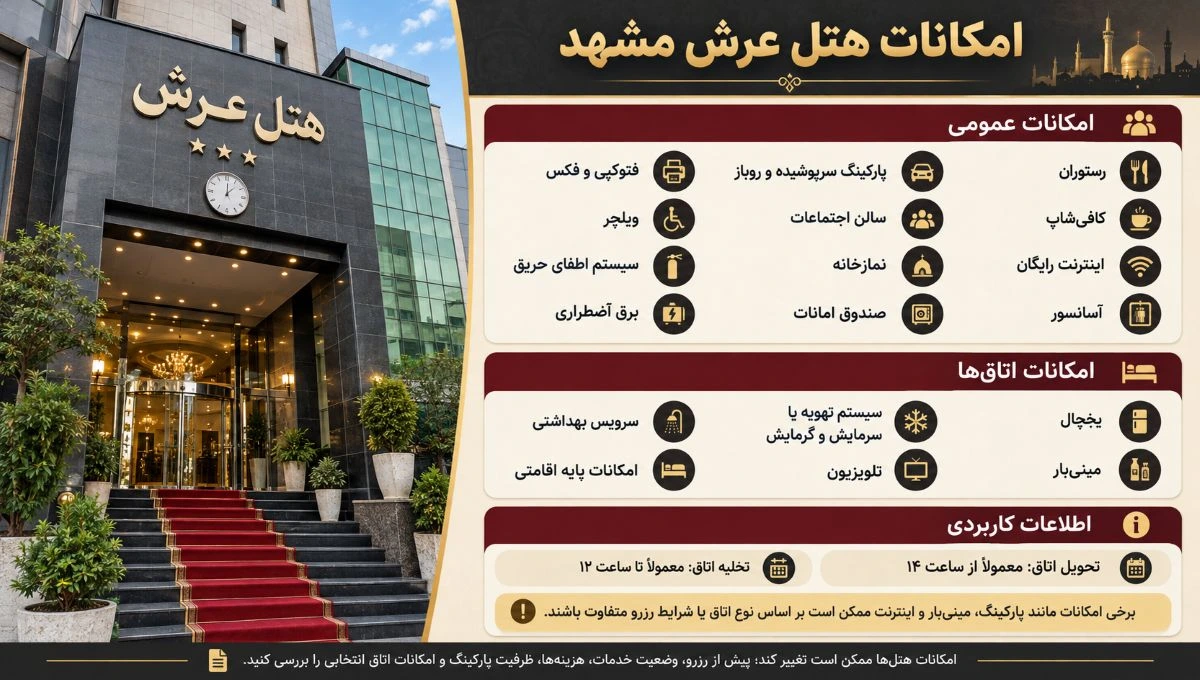 هتل عرش مشهد