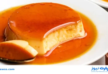 طرز تهیه کرم کارامل خانگی بدون تخم مرغ خوشمزه و آسان